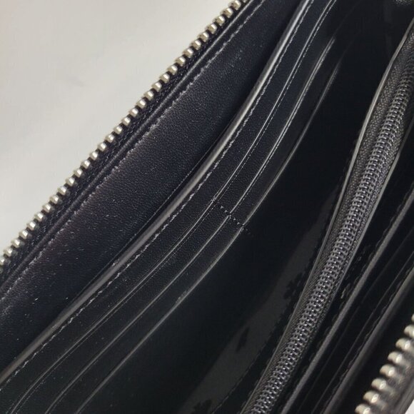 Kate Spade❤️last one❤️Large Continental Wallet Black and White Zip around NWOT - Picture 13 of 14